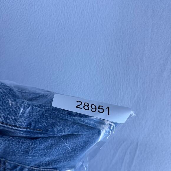 Levis Jorts Men's 36 Blue Denim 405 Standard Red Tab Jean Shorts Stretch NEW - Picture 8 of 8